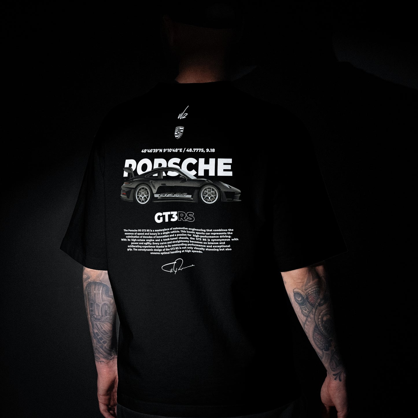 Camiseta Oversize Porsche Hottest