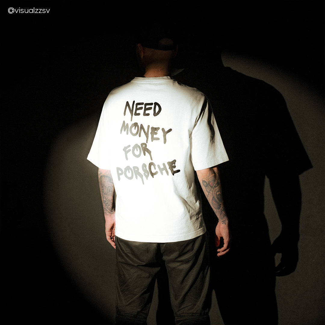 Camiseta Oversize Need Money For Porsche