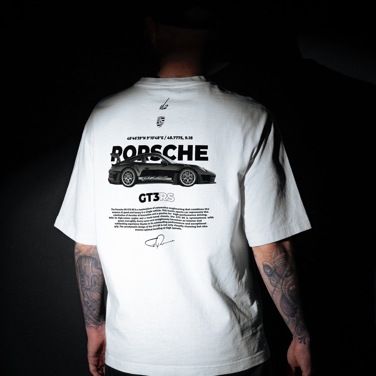 Camiseta Oversize Porsche Hottest
