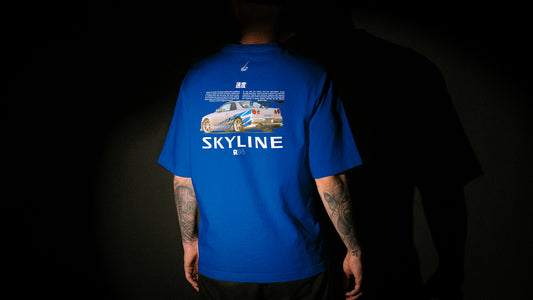 Camiseta Oversize Skyline R34