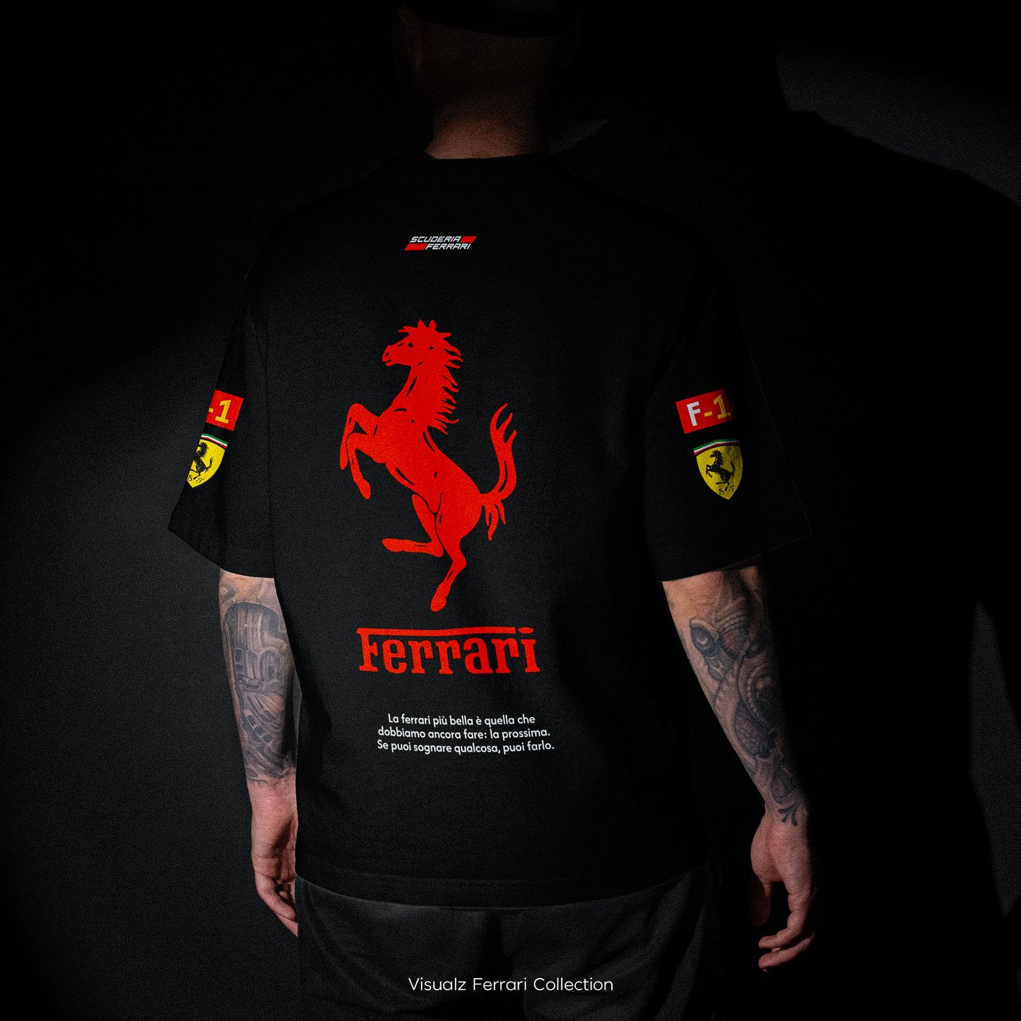 Camiseta Oversize Ferrari