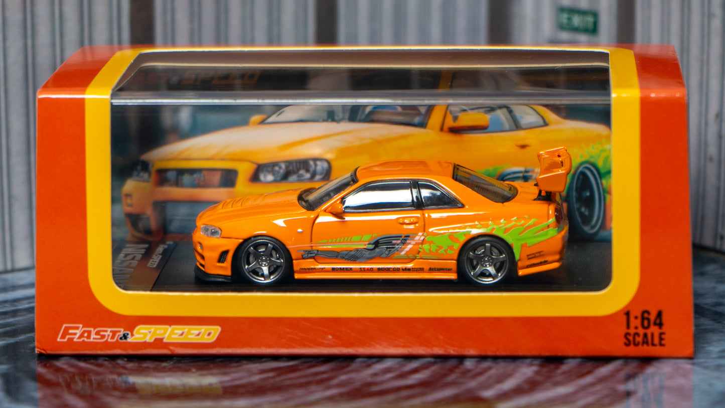 Fast&Speed - Nissan Skyline R34 Brian O'conner F&F