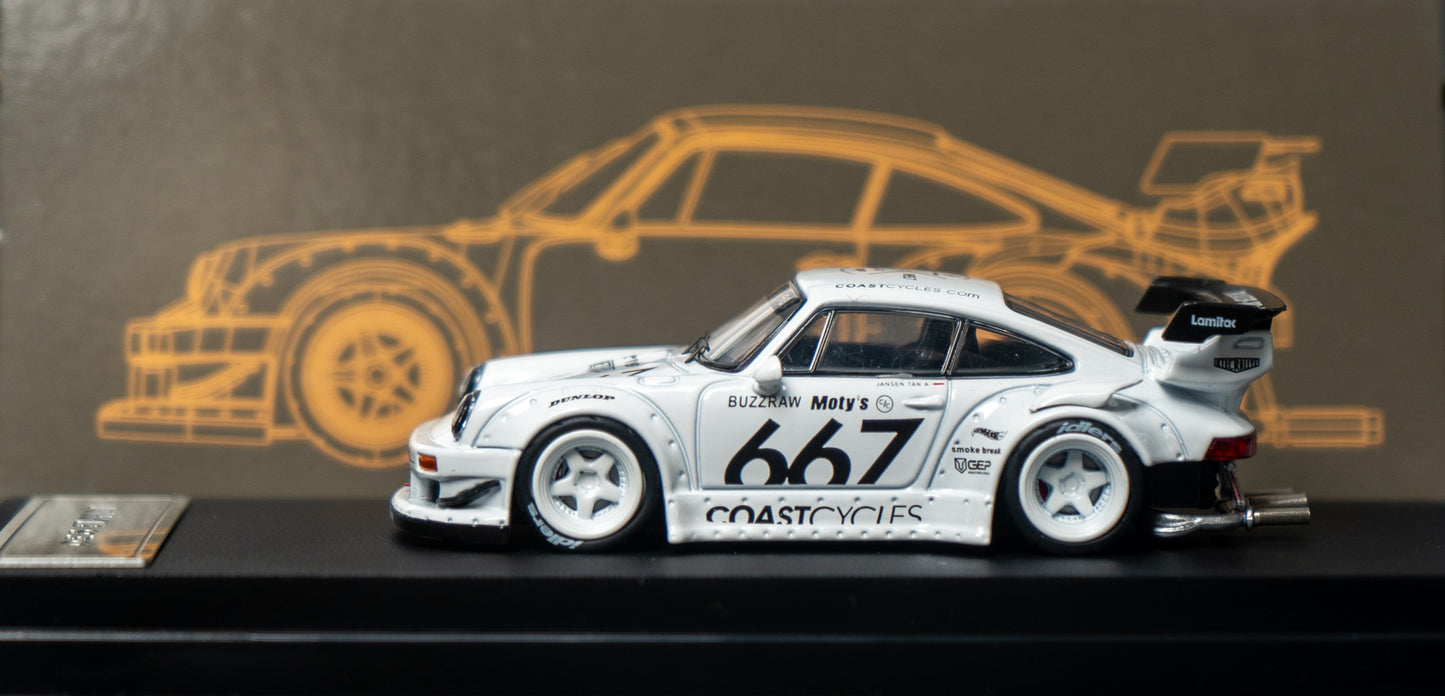 Star Model - Porsche RWB930 GT BASE CoastCycles White