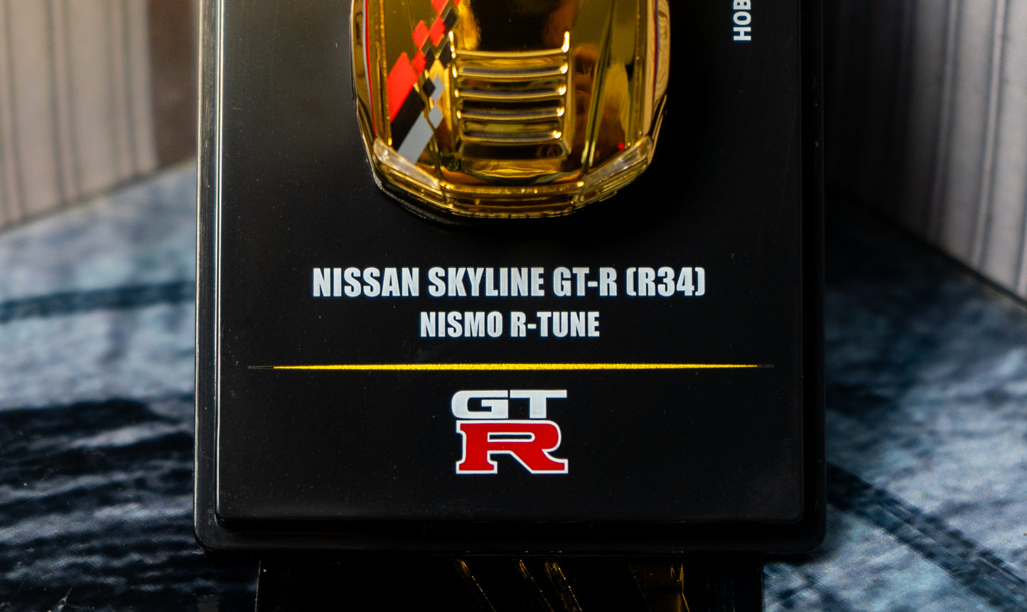 Inno64 - Nissan Skyline R34 Chrome Gold Diecast 1/64